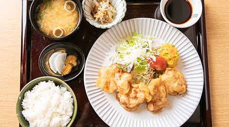 大山がいな鶏天ぷら定食